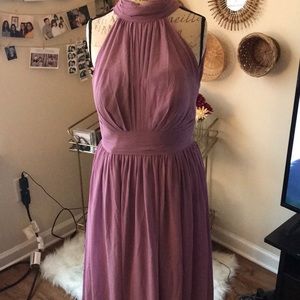 Purple Azazie bridesmaid dress